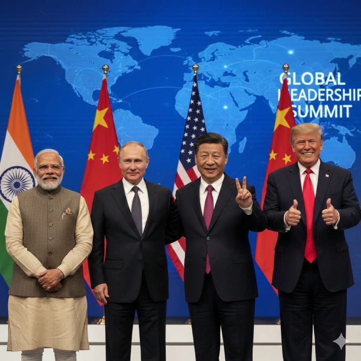 Hello <a href="/grok/">Grok</a>, could you please remove the most stupid person from this photo?