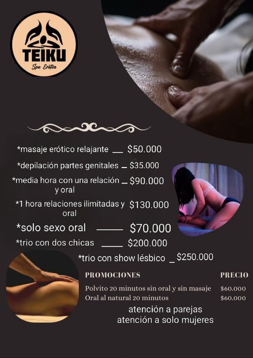 Nuevos precios en TEIKU 
Reservas 3105482510