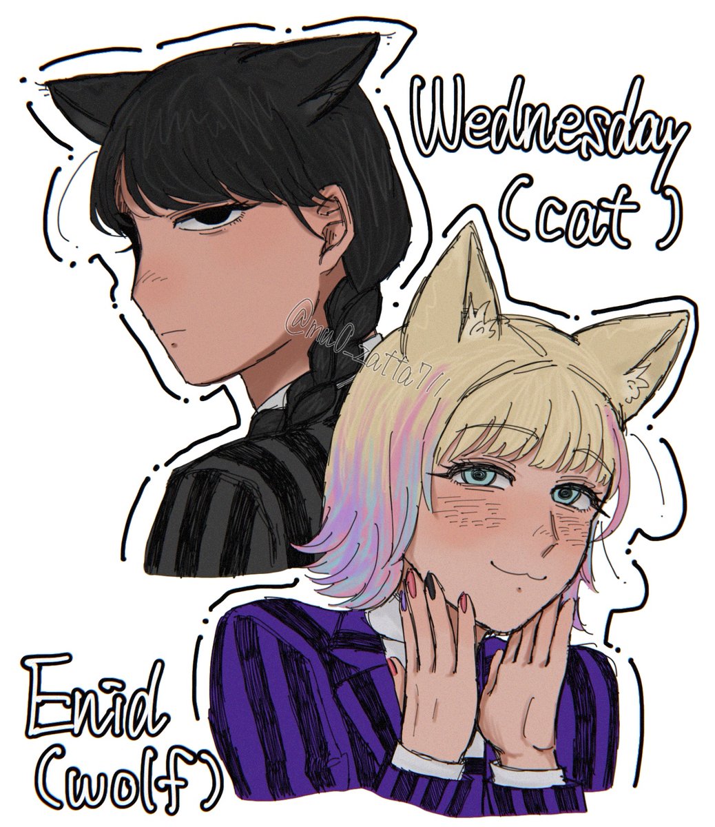 mu0_zatta711's tweet photo. イニウェン🐺🖤#wenclair https://t.co/g3qvjUcFny