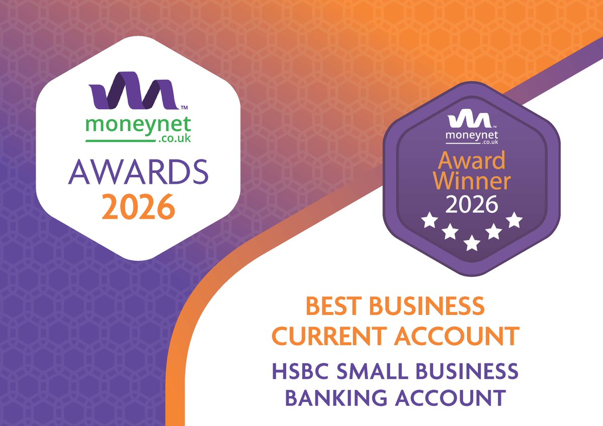 Congratulations to <a href="/HSBC_UK/">HSBC UK</a>  winning Best Business Current Account in the 2026 Moneynet Awards #MoneynetAwards26