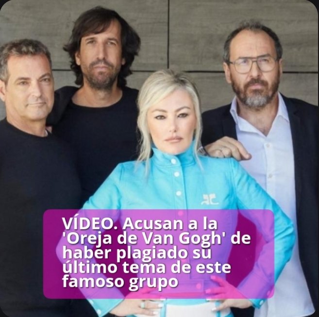 VÍDEO. Acusan a la 'Oreja de Van Gogh' de haber plagiado su último tema de este famoso grupo yoc-myhyv-entrevistas.blogspot.com/2026/01/video-…