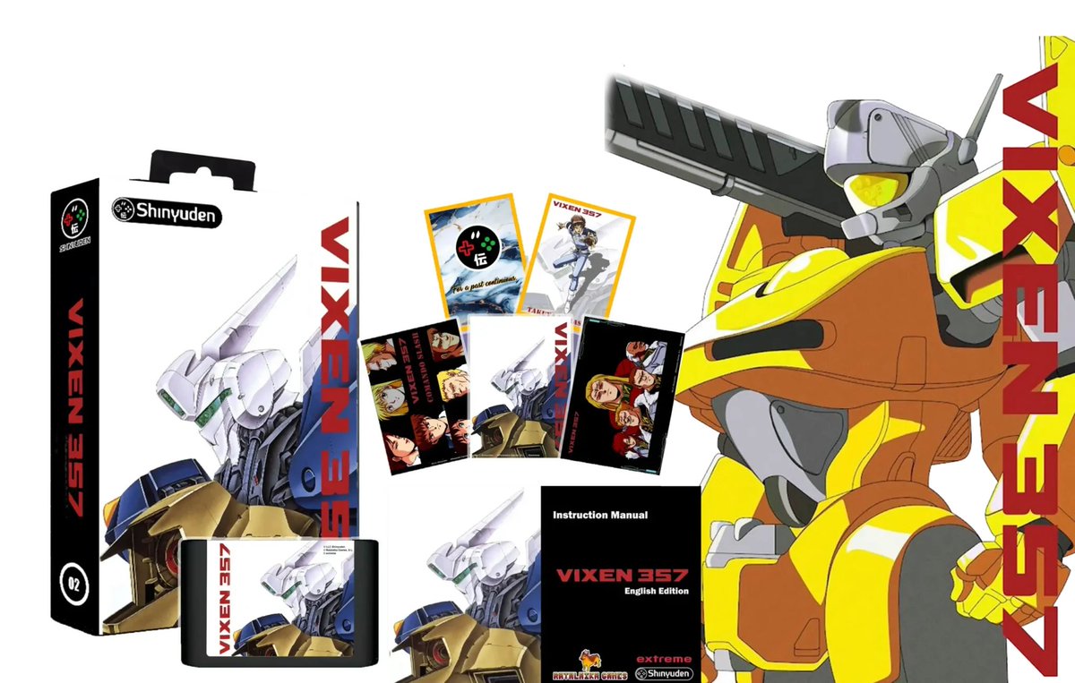 🚨VIXEN 357 hits the West for the first time‼️
Exclusive English physical edition includes:
- Registration card
- Collector’s card
- Instruction manual
- Set of 3 postcards
- Promotional coupon
- Double-sided poster
- Reversible cover
👉Pre-order NOW!
vixen.shinyuden.com