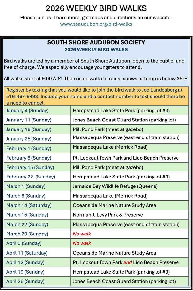 South Shore Audubon tweet media