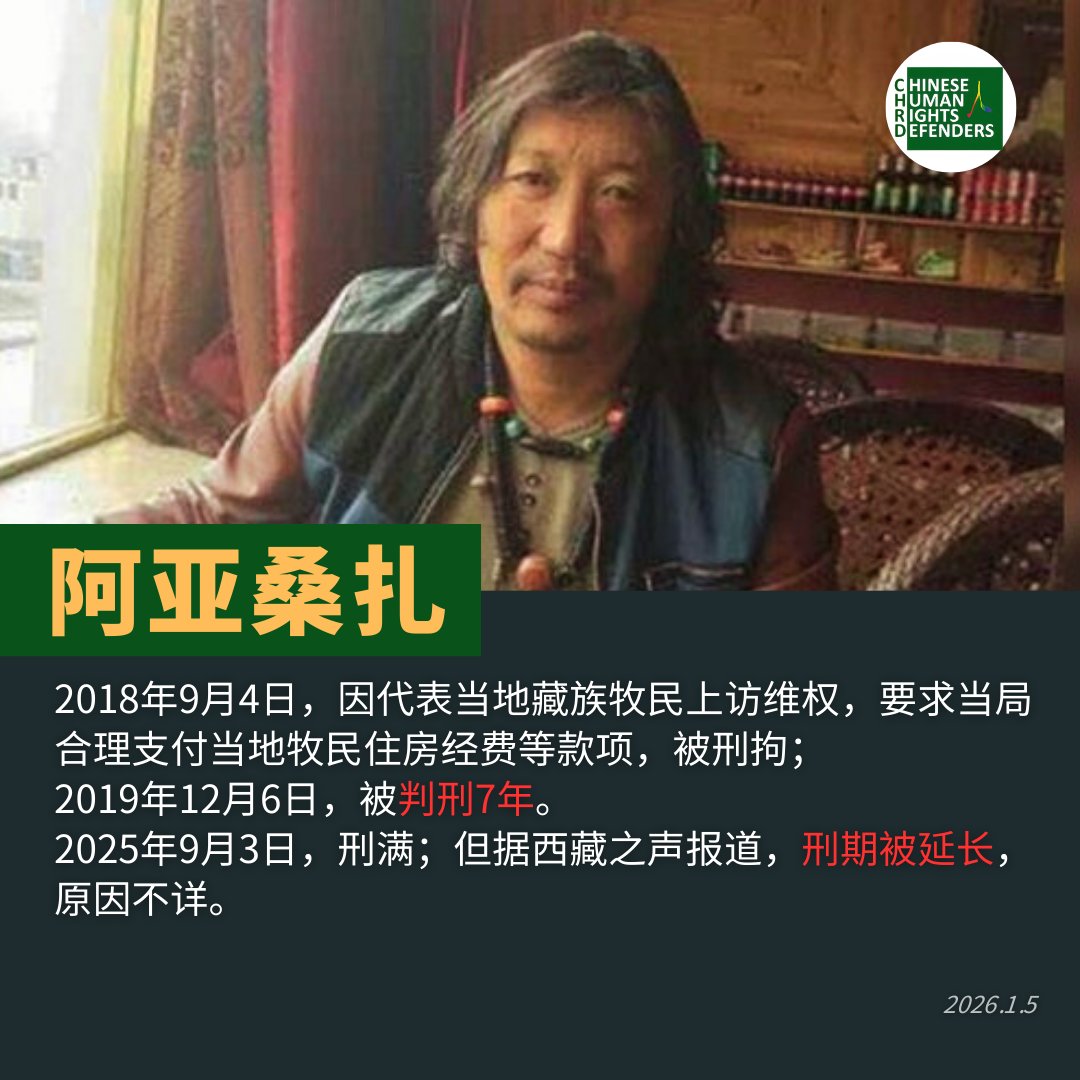 CHRD人权捍卫者 tweet media