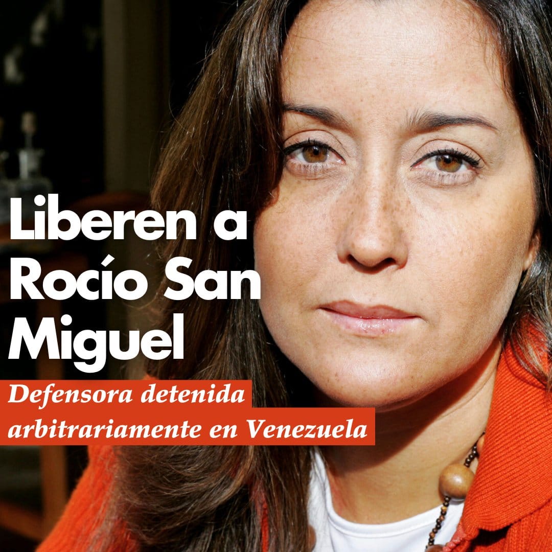LIBEREN A ROCIO SAN MIGUEL