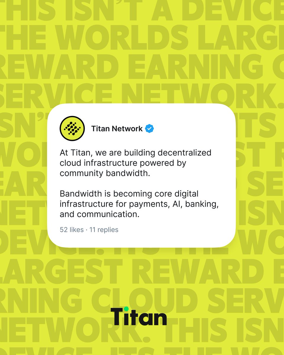 Titan Network | Install to Earn (@Titannet_dao) / Posts / X