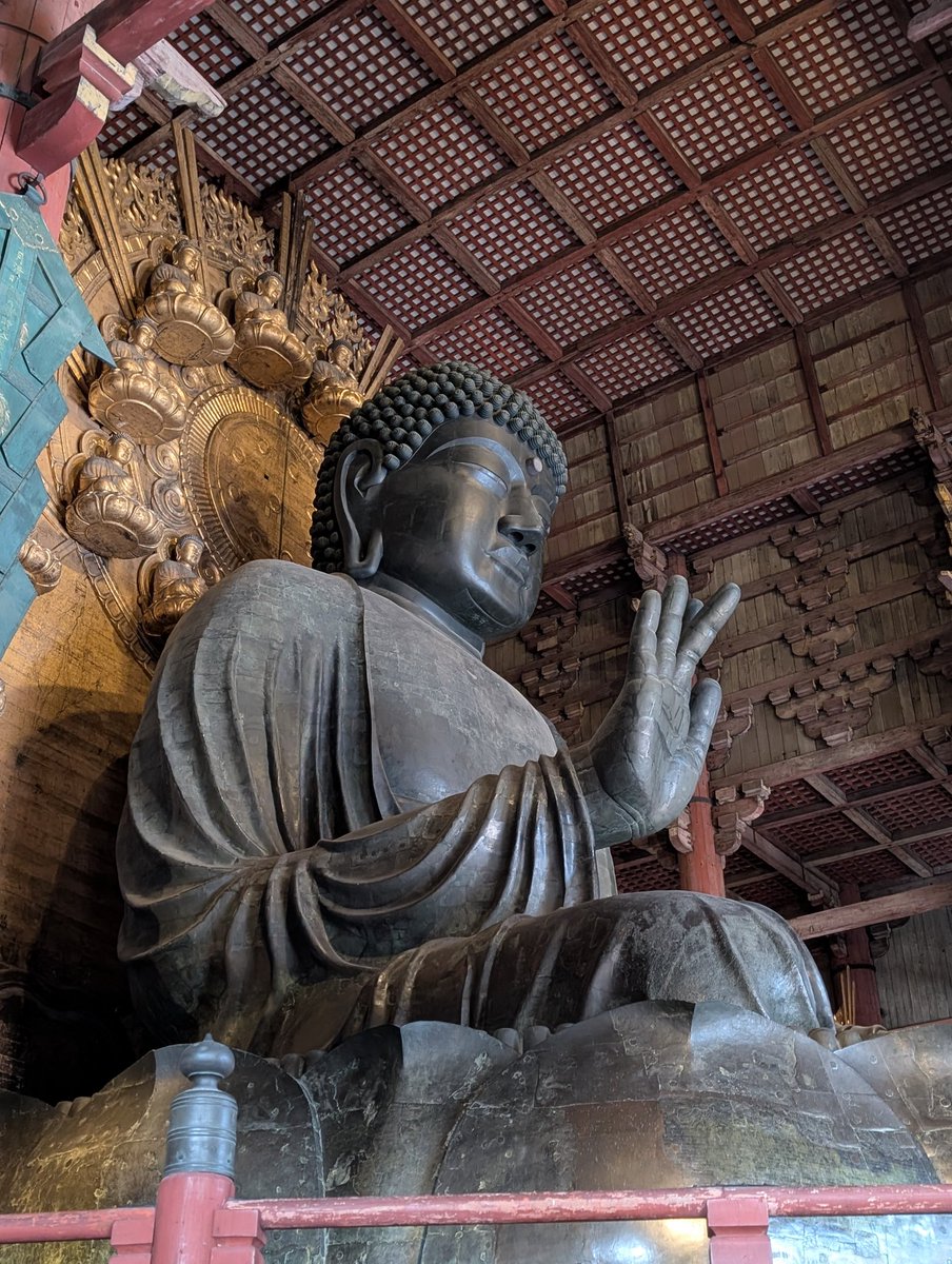 大仏様 ご確認 奈良県東大寺の 大仏さま！ あなたにはどんな姿に 見えましたか