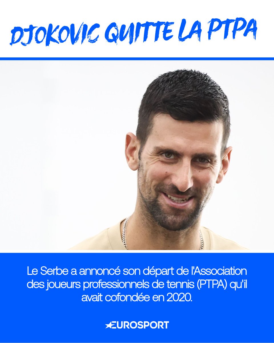 Le Serbe évoque des "désaccords persistants sur la transparence, la gouvernance" #HomeOfTennis eurosport.fr/tennis/desacco…