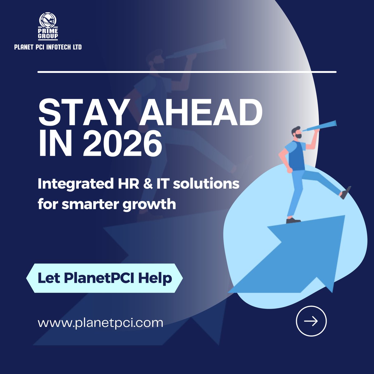 PlanetPCI's tweet photo. 2026 brings new challenges for businesses — from talent   shortages to digital transformation. Are you ready? PlanetPCI helps   organizations stay ahead with integrated HR and IT solutions.

#FutureOfWork #TalentManagement #DigitalTransformation https://t.co/TRAgxUgflC