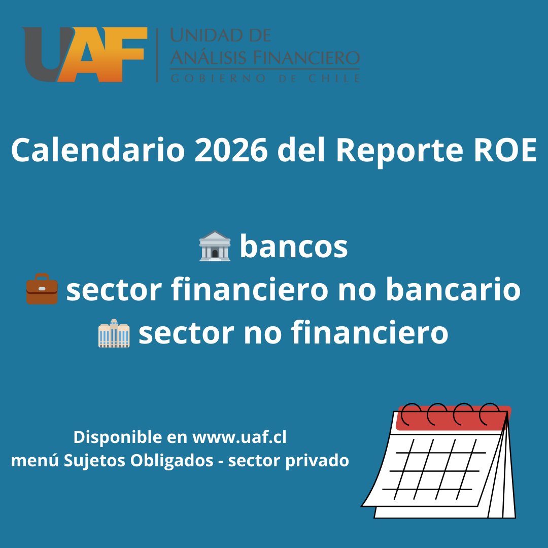 Unidad de Análisis Financiero de Chile tweet media