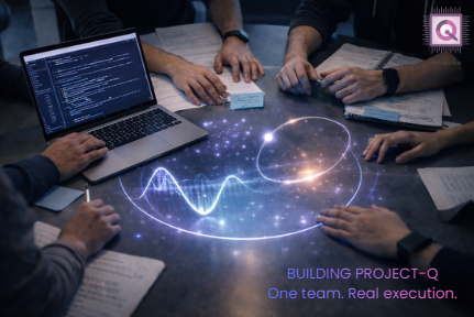 project_q_2024's tweet image. Project-Q isn't a logo or a LinkedIn bio. We're learning quantum fundamentals, filtering for people who execute, doing real outreach, supporting early research, and building in public. No shortcuts. No hype. Just work.  #ProjectQ #QuantumComputing  #LearningInPublic #Workflow