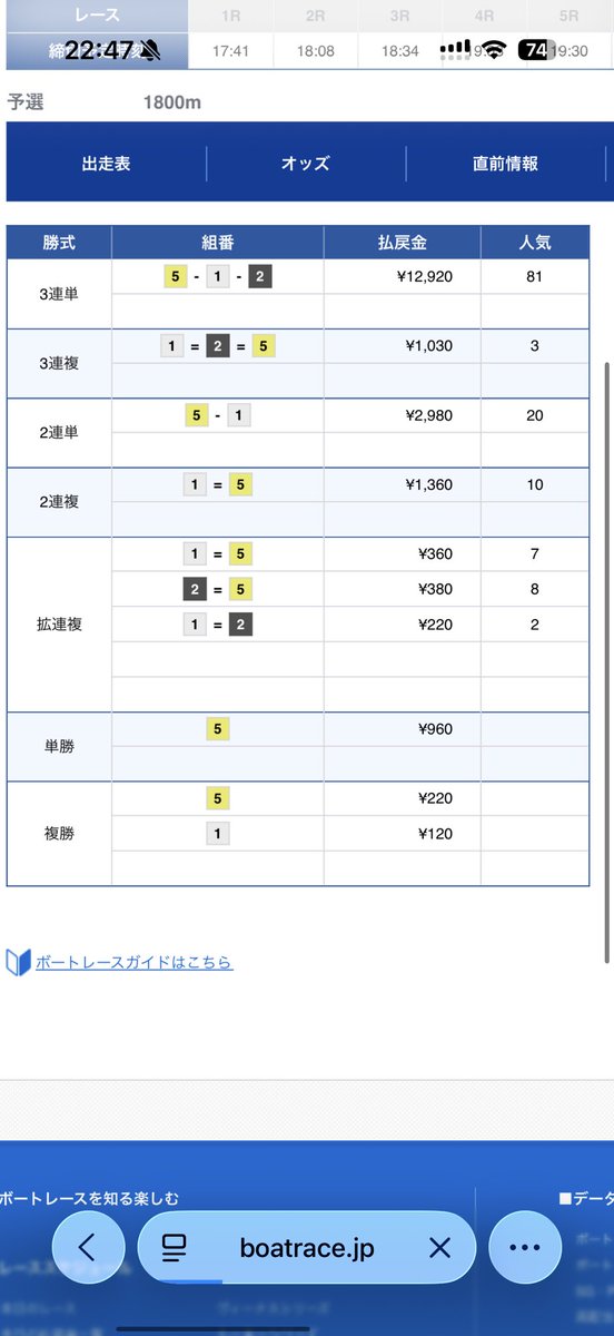 pikapikayosou's tweet photo. 大村12R 512 129.2倍🔥万舟🔥

強め4点で的中🎯🎯🎯🎯🎯

強め4点で撃ち抜く‼️‼️‼️

5-2=14でおけ‼️‼️‼️‼️

強め万舟炸裂‼️‼️‼️‼️

一撃で大村

決めときました‼️‼️‼️

信じるものは

報われる‼️‼️‼️ https://t.co/pceY7gLQiF