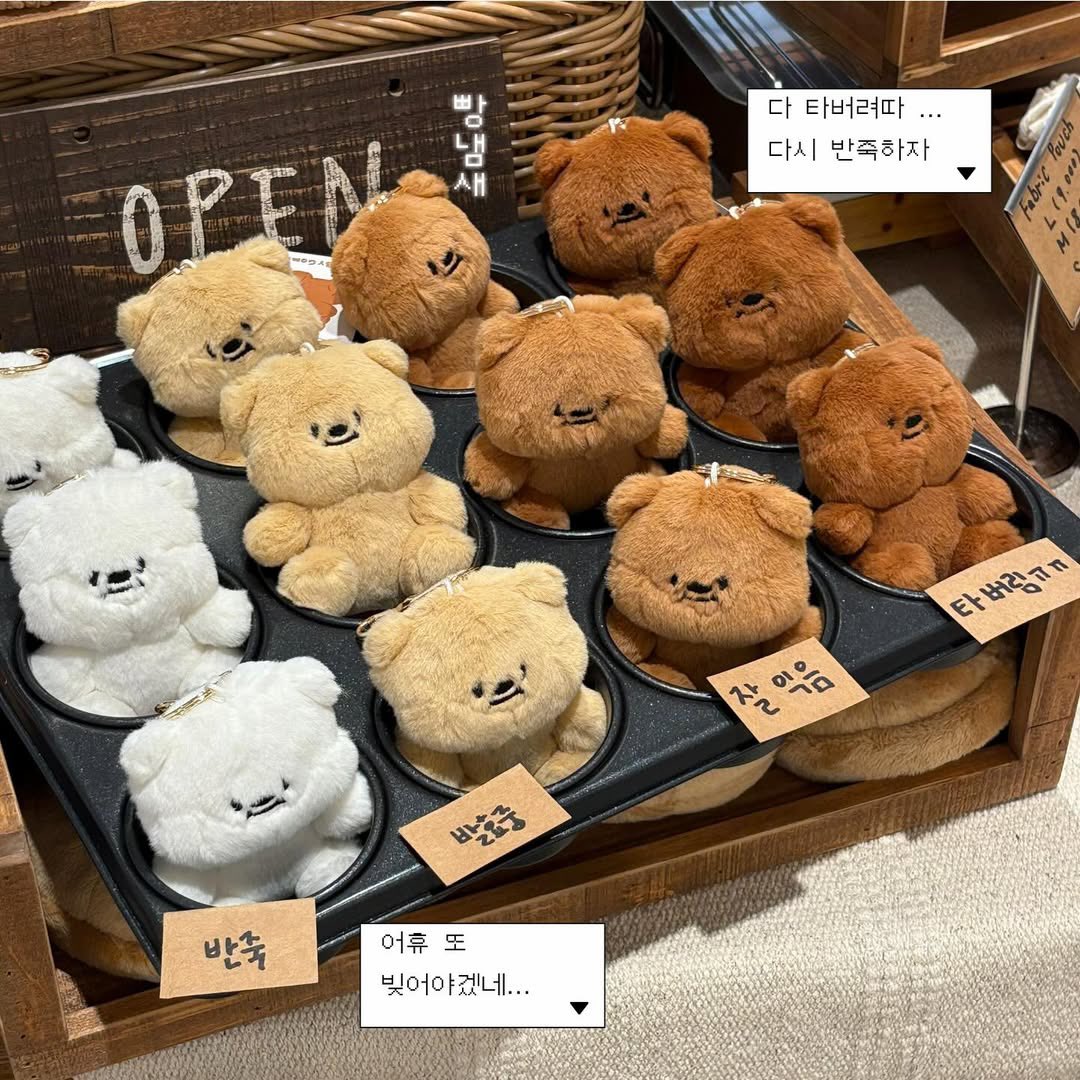 잘익은 빵고미냐, 타버린 빵고미냐
서구 생각나는데,, 어떤 빵고미 데려올까🤔