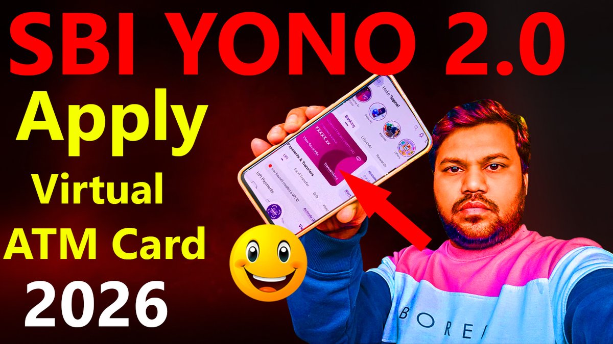 Satyendramehra3's tweet photo. SBI YONO 2.0 App से Virtual एटीएम कार्ड अप्लाई कैसे करे https://t.co/p8xh222v0O #SatyendraMehra #virtualdebitcard #SBIYONO #statebankofindia #SBI #yonosbi #sbiyono #Hindi https://t.co/SIdjMkGzWN