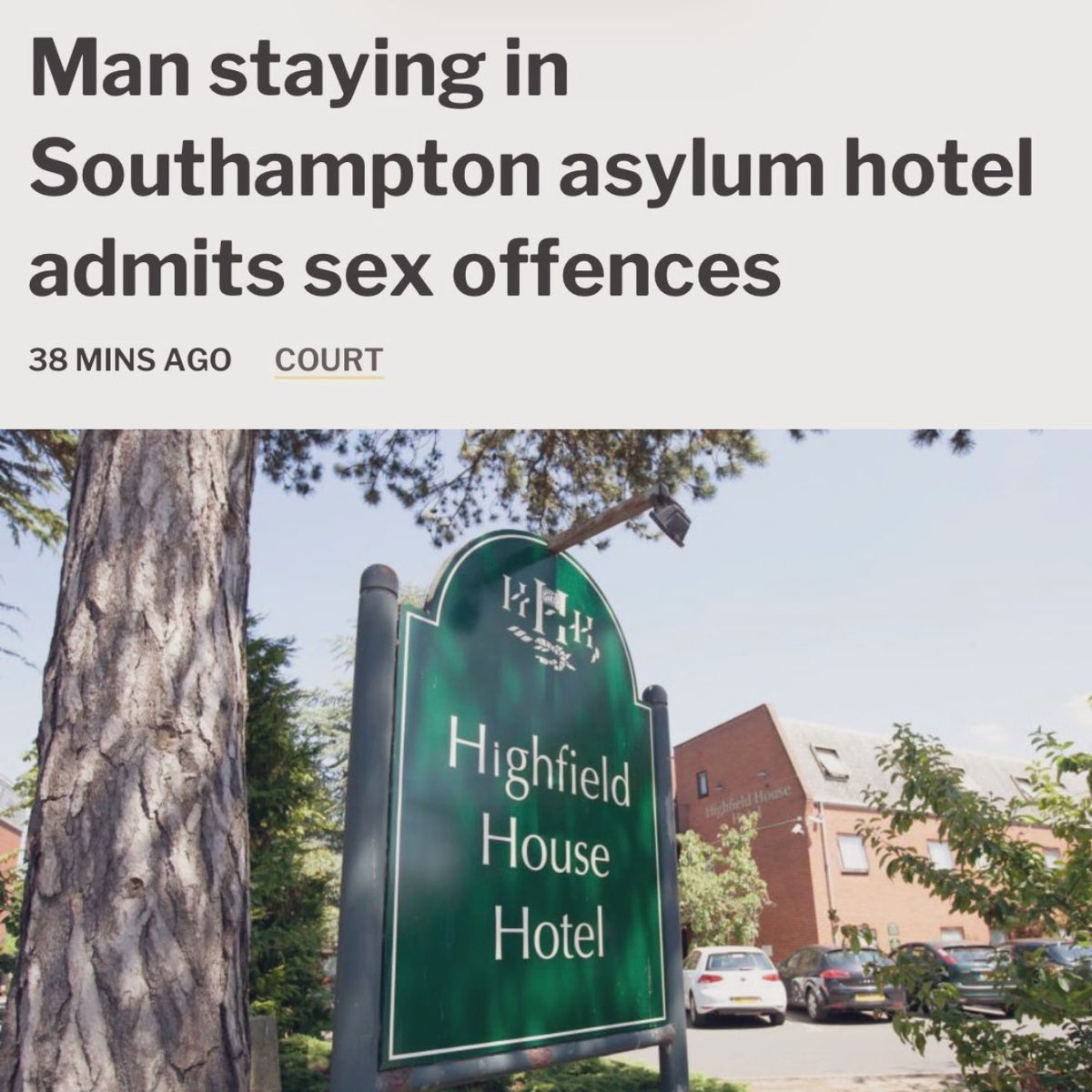 PatrickChristys's tweet image. The first asylum seeker sex offence of the week