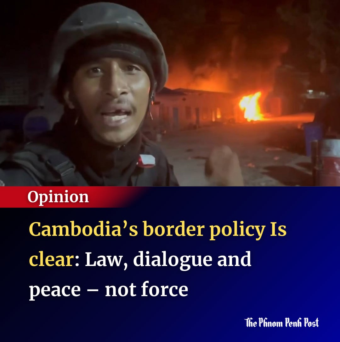 phnompenhpost's tweet image. [Op-Ep] At a time when border tensions easily invite escalation, Cambodia has chosen a more difficult but principled path: restraint, dialogue and respect for international law. The recent press release by the State Secretariat of Border Affairs is not merely a diplomatic update…