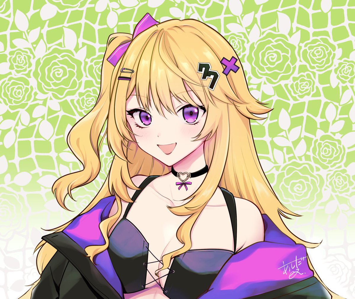 新年初描きは紫藤ナナさん!この冬、お片付け動画を大変参考にさせていただいております💜 