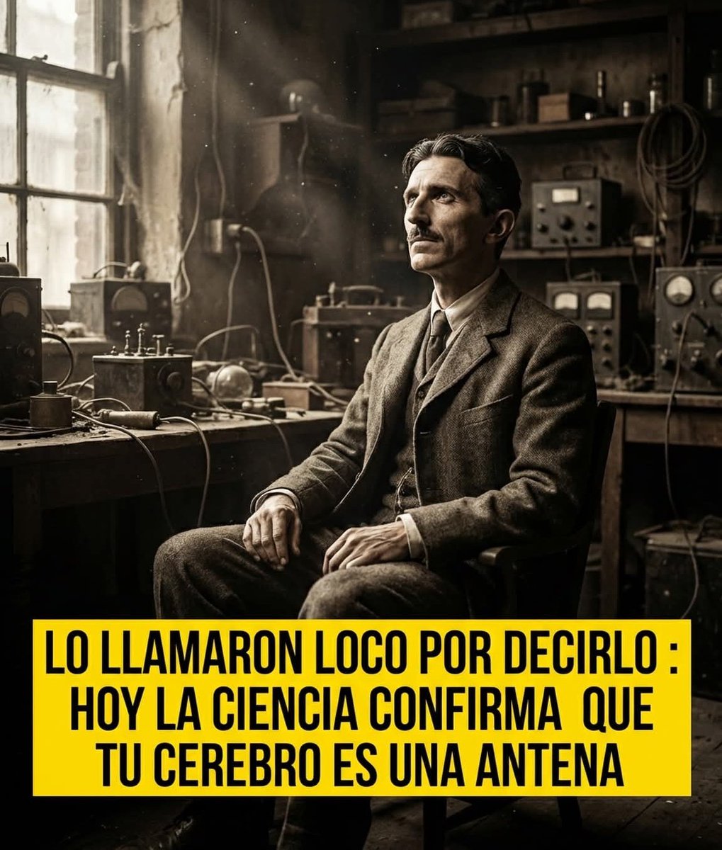 Nikola Tesla murió afirmando que su cerebro era solo un receptor, que en el universo existe un núcleo del cual obtenemos conocimiento, fuerza e inspiración. 

Durante décadas lo llamaron loco, pero hoy, la neurociencia y la psicología moderna empiezan a darle la razón.