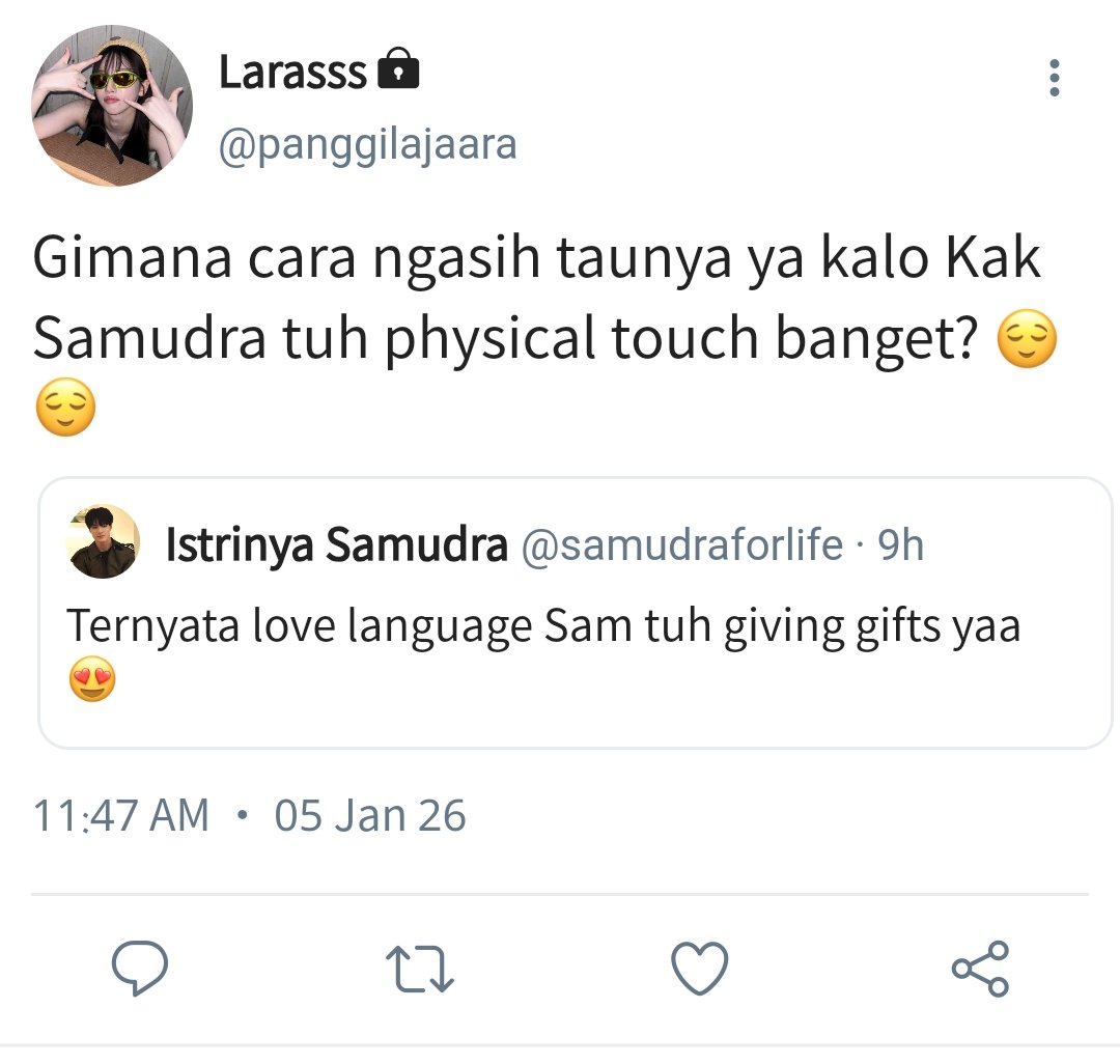dailydayla's tweet photo. — giving gifts
Jeno &amp; Karina short AU
©dailydayla

#jenrina #bluesy #selarassamudra https://t.co/McWz6QwZi8