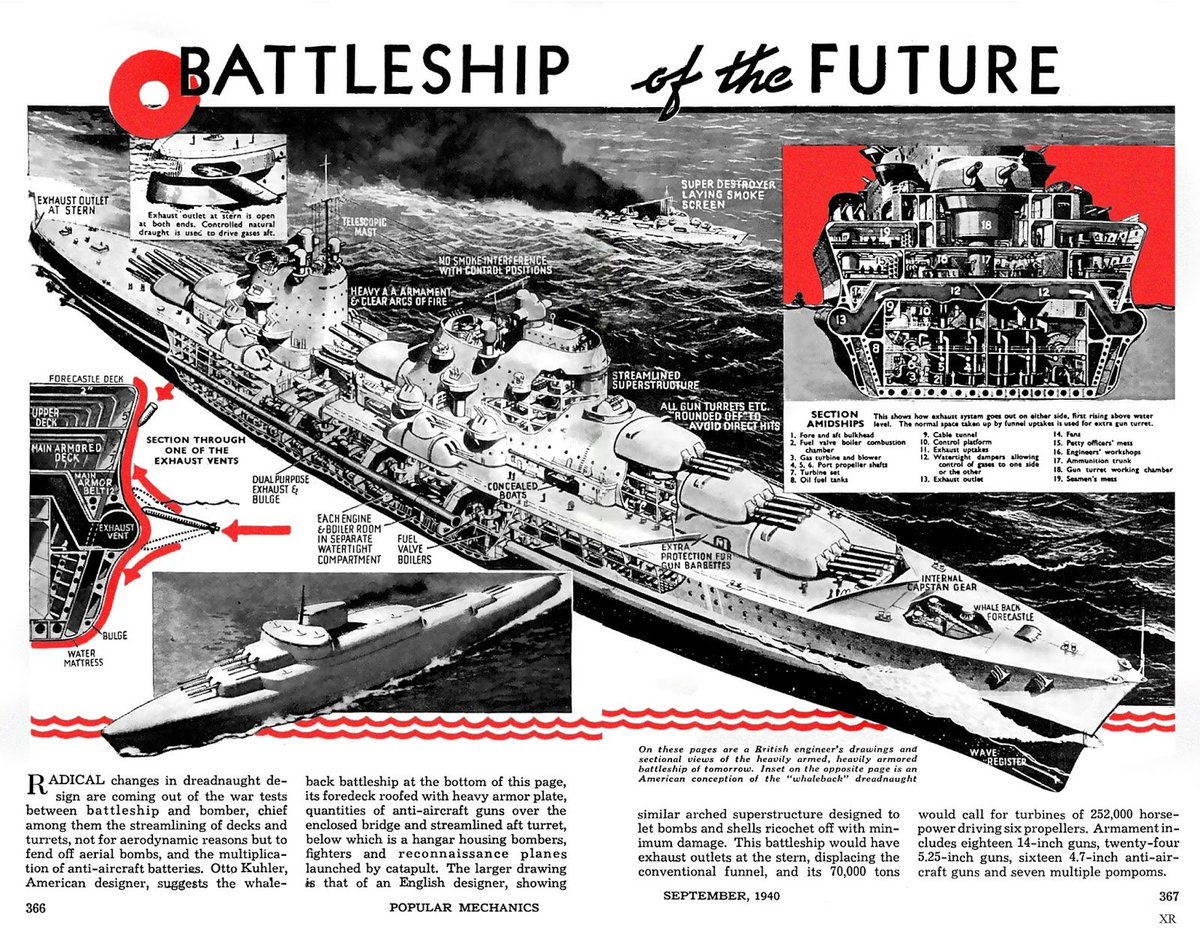 internet_meme's tweet photo. Did someone in the administration find this old Popular Mechanics spread from 1940? https://t.co/piCg61SAUB