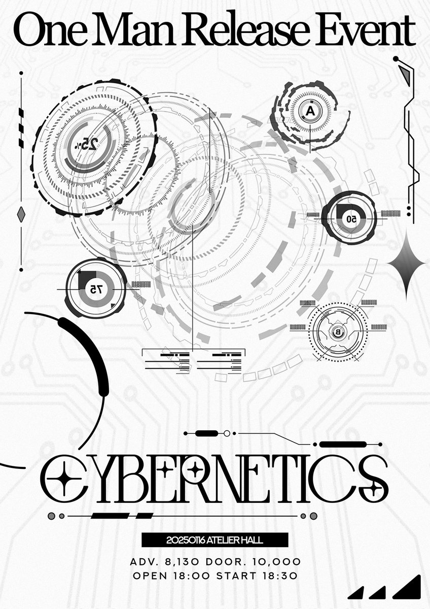 Cynetic_LIVE's tweet photo. ๐ CYBERNETICS One Man Release Event ๐
๐ ์ ์
๊ณก ยท ์ ์์ ๊ณต๊ฐ
2026.01.16 FRI
์ํ๋ฆฌ์ํ
OPEN 18:00 / START 18:30
ADV 8,130 / DOOR 10,000
CYBERNETICS : 18:30~21:00
๋ฌผํ : 21:10~23:00
๐น ๋ผ์ด๋ธ ํน์ > 4%
< ์์ฝ ๋งํฌ >
https://t.co/TDKkuINGOJ
#CYNETIC_LIVE #์ฌ์ด๋ฒ๋คํฑ์ค https://t.co/BibTUTq26w