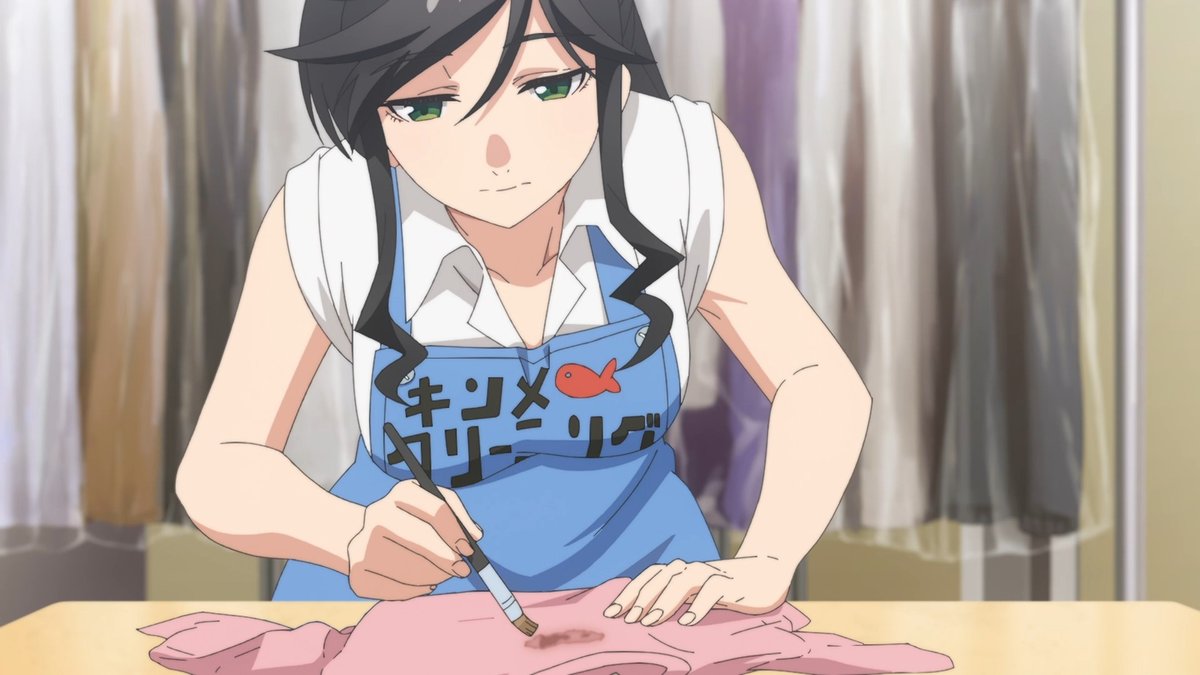 Schöner ruhiger Anime über eine Dame mit Amnesie, die einen Reinigungsladen führt.

(Anime | Wash it all Away)