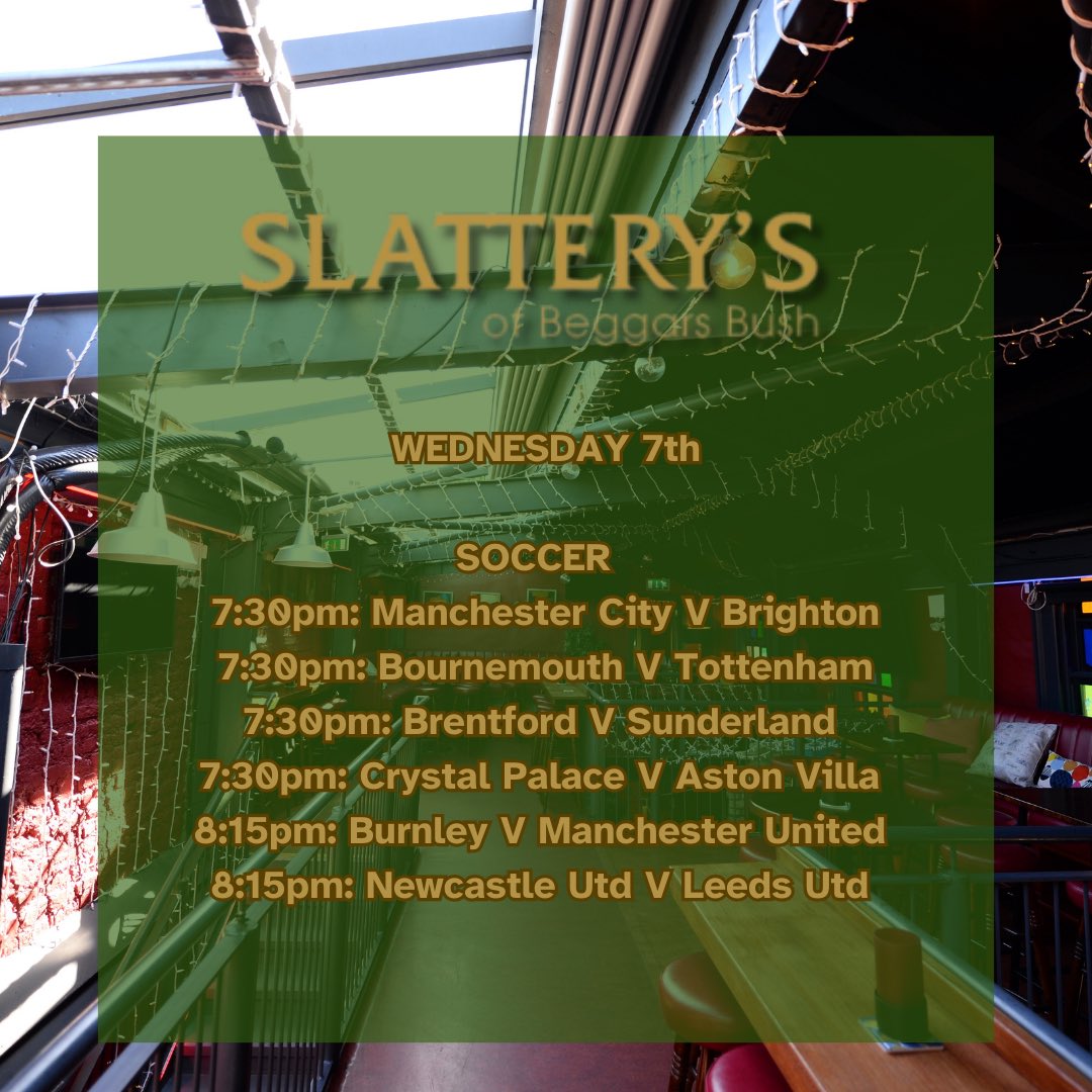 Slattery's Pub D4 tweet media