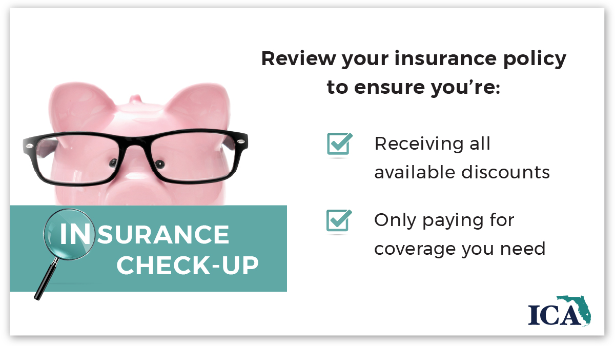 The #newyear is a good time for an insurance check-up. Review your insurance policy to ensure you’re receiving all available discounts &amp; that you’re only paying for coverage you need. Contact your agent for a coverage review &amp; to make changes, if needed. #FinancialWellnessMonth