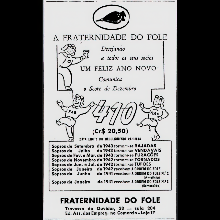 sentandoapua's tweet photo. Notícias da 2ª Guerra: 05JAN1944-Fraternidade do Fole. Score de Dezembro https://t.co/nrzLeEPIKb 

#JAN44 #JB #FAB #RAF #FraternidadeDoFole #score @fab_oficial @RoyalAirForce https://t.co/MJ2qNGTNoH