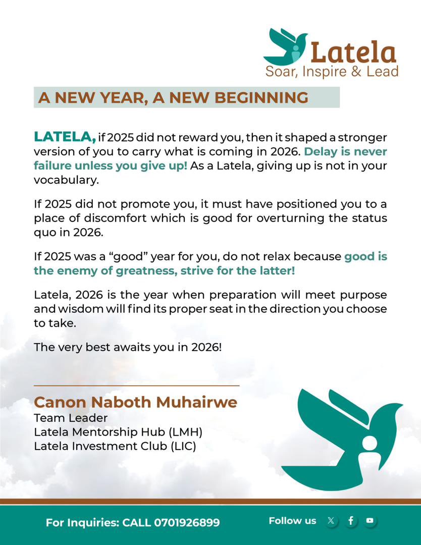 LATELA MENTORSHIP HUB tweet media