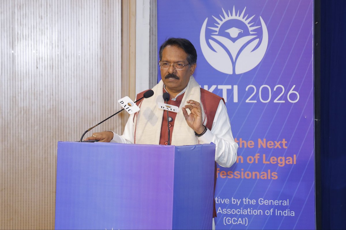 hdmalhotra's tweet photo. Inaugurated “YUKTI” - Youth Unchained through Knowledge & Transformative Internships of the General Counsels Association of India. This initiative will strengthen the capabilities of aspiring legal professionals through structured internships across diverse legal domains, with a strong emphasis on ethics, governance and professional accountability. 

Hon’ble Prime Minister Shri @narendramodi ji has always emphasized that skill development must be seamlessly integrated into mainstream education, with strong industry partnerships to ensure job-ready competencies. This vision continues to guide our efforts towards building a skilled, future-ready workforce for Viksit Bharat @2047. 

@BJP4India @PMOIndia @MCA21India @nsitharaman @BJP4Delhi @PIB_India #HarshMalhotraBJP