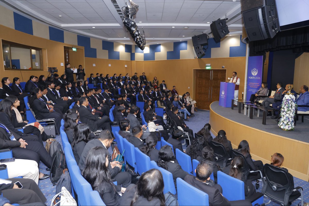hdmalhotra's tweet photo. Inaugurated “YUKTI” - Youth Unchained through Knowledge & Transformative Internships of the General Counsels Association of India. This initiative will strengthen the capabilities of aspiring legal professionals through structured internships across diverse legal domains, with a strong emphasis on ethics, governance and professional accountability. 

Hon’ble Prime Minister Shri @narendramodi ji has always emphasized that skill development must be seamlessly integrated into mainstream education, with strong industry partnerships to ensure job-ready competencies. This vision continues to guide our efforts towards building a skilled, future-ready workforce for Viksit Bharat @2047. 

@BJP4India @PMOIndia @MCA21India @nsitharaman @BJP4Delhi @PIB_India #HarshMalhotraBJP