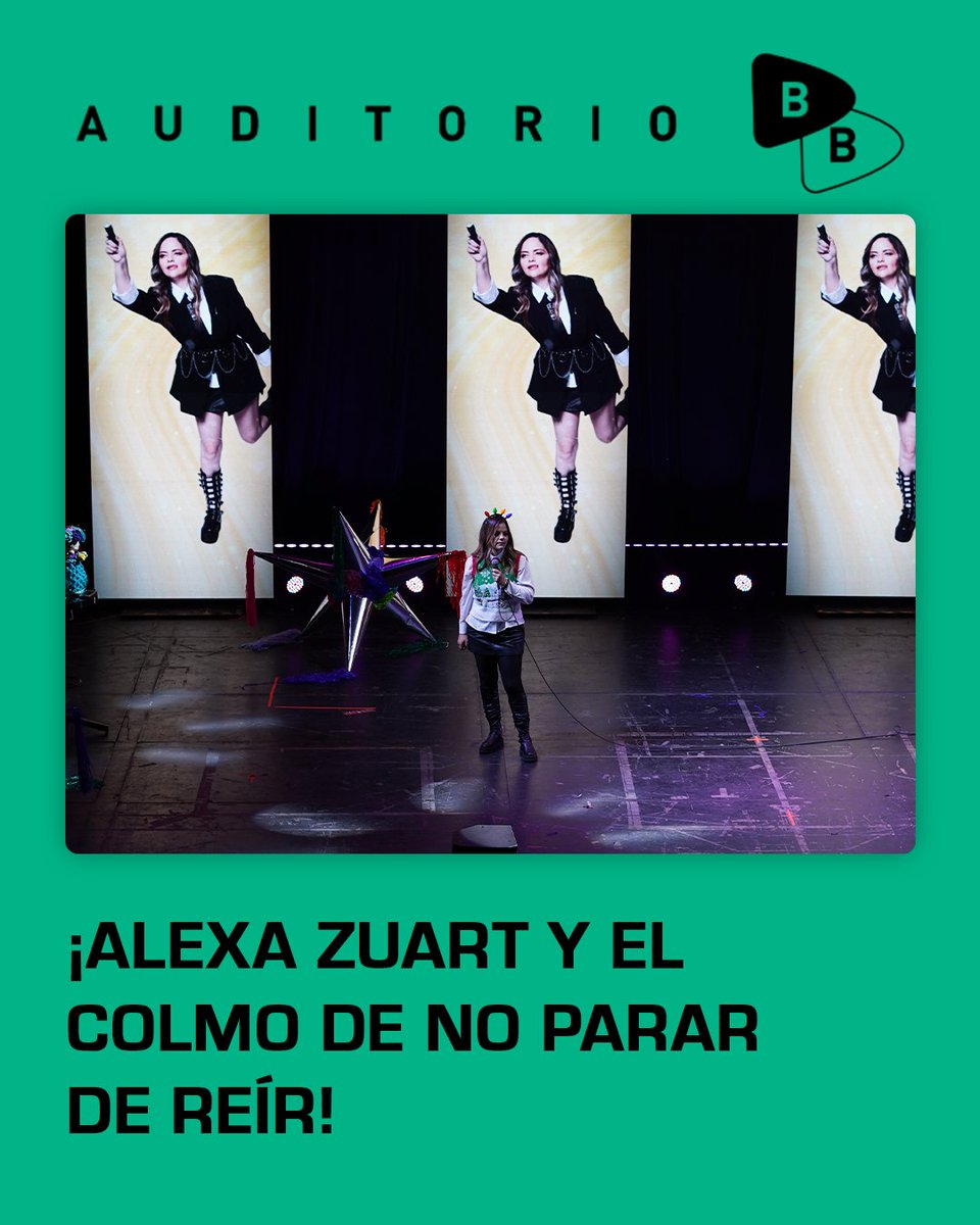 Los eventos de stand up del Auditorio BB son de otro nivel. Alexa Zuart y su genialidad en la comedia lo demuestran. ¡Empecemos enero riendo!