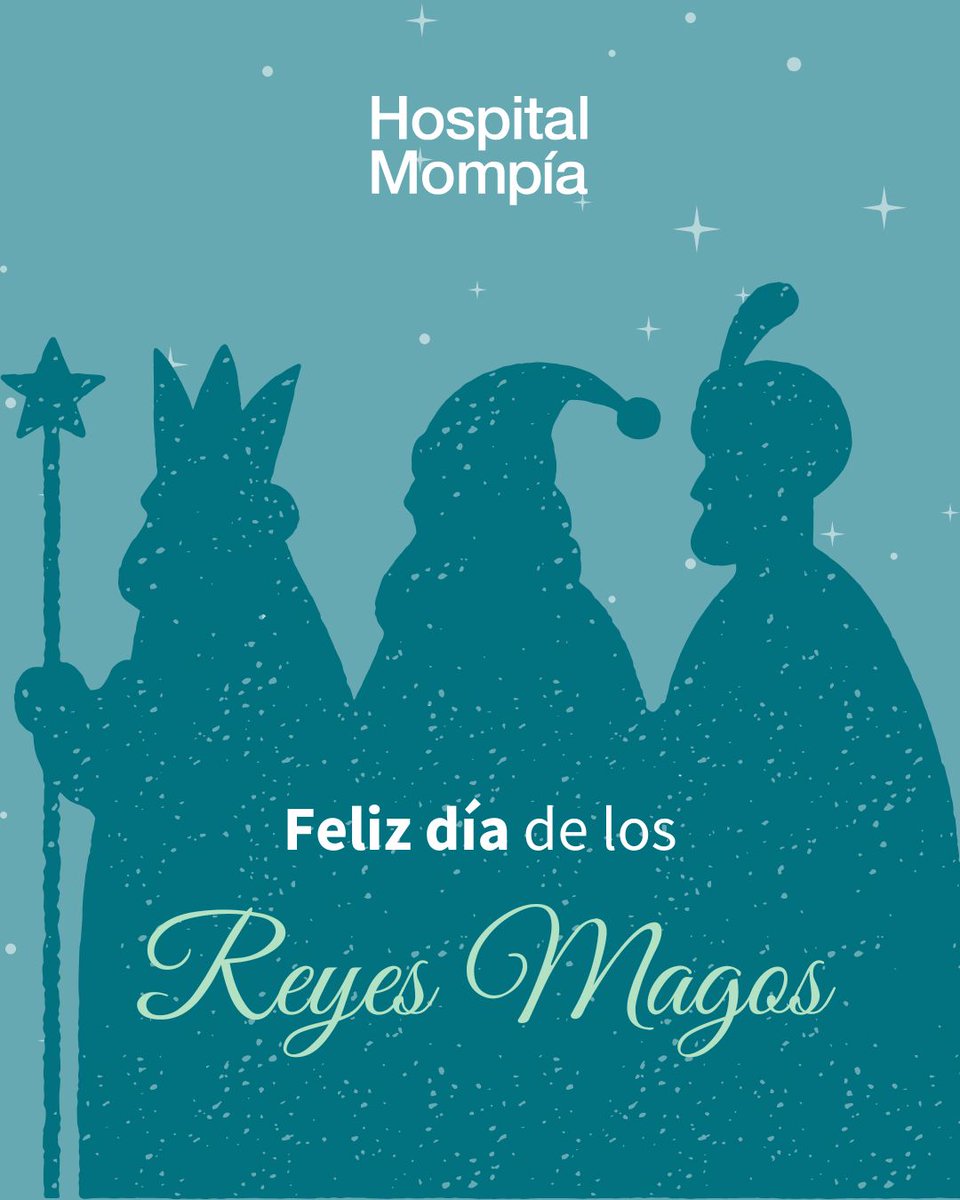 Como la estrella de Oriente, las necesidades de nuestros pacientes marcan nuestro rumbo cada día ✨​

En la noche más mágica del año, os deseamos ilusión y salud, mucha salud.​

¡Felices Reyes! 👑