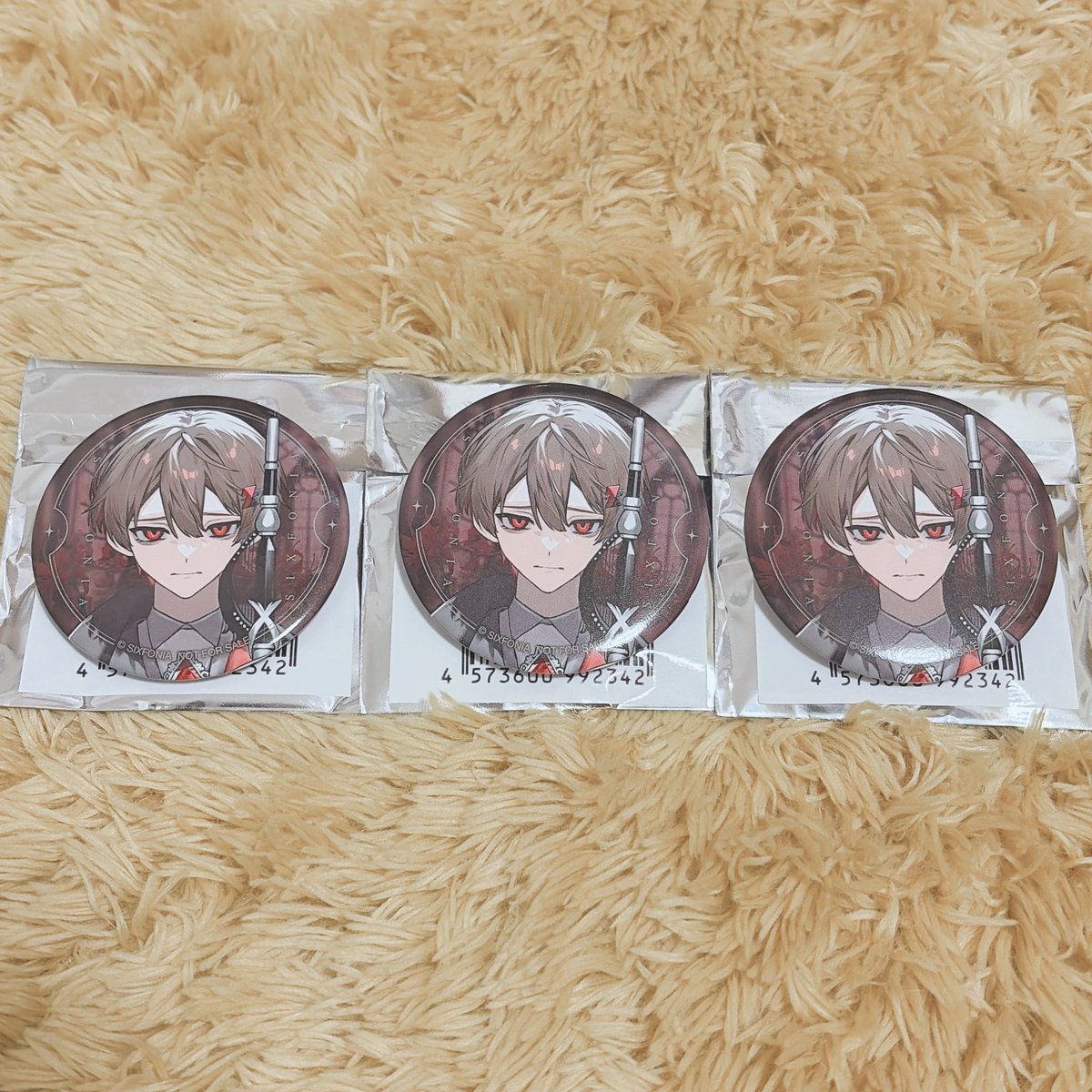 交換】シクフォニ SIXFONIA LodiousTakt アルバム 特典 缶バッジ 譲