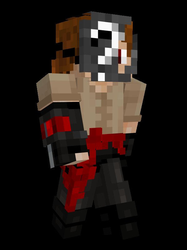 mindless_why's tweet image. Yknow I've recently been seeing a bunch of people redesign skins and I was wondering:

If you had to change my skin in any way (new outfit, new colors, new anything) what would you do?

Skins are: Main Skin, Cape-around-waist variant, Casual linen shirt variant