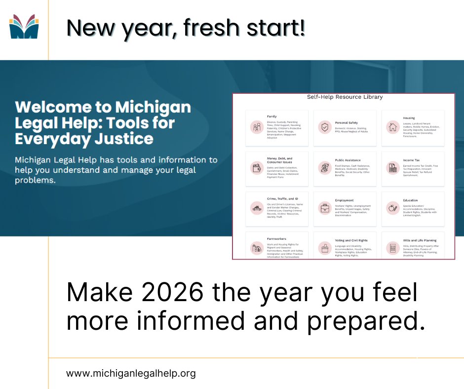 Michigan Legal Help tweet media