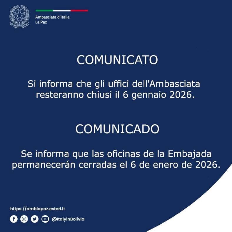 Italy in Bolivia (@italyinbolivia) on Twitter photo 