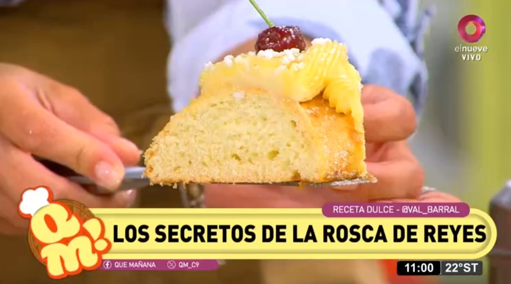 Riquísima rosca de reyes!! 😍

📺 Ahora en vivo por #ElNueve #Sumate