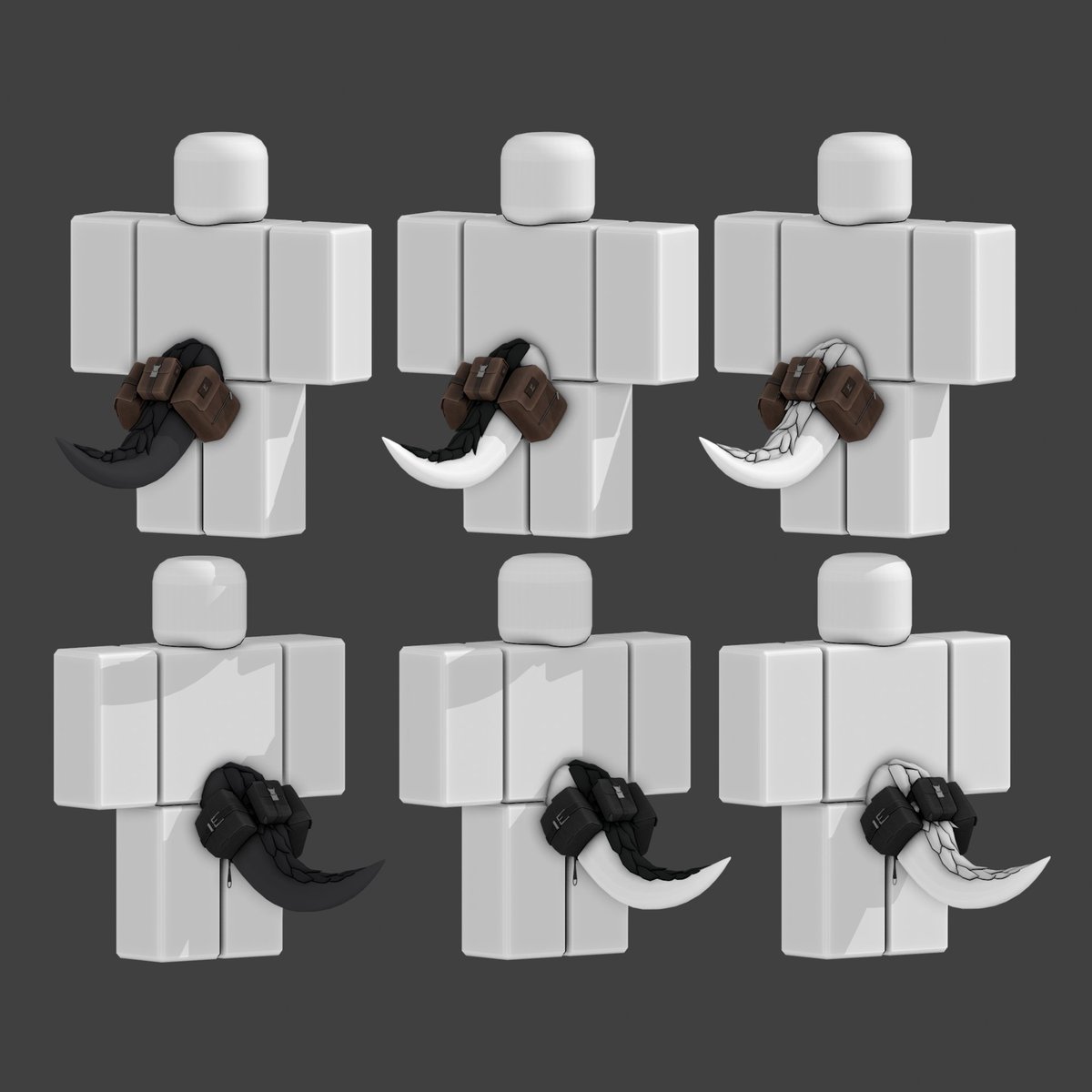 NighKiyuro's tweet image. my first ugc release in 2026, and its some rework on my tail bags for fluffy dragon or fluffy lizards but yeah sorry for the 5 months wait....

check it out here: roblox.com/catalog?Keywor…