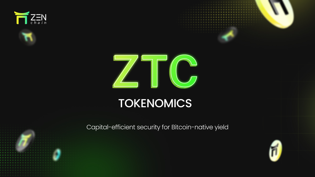 ZenChain Tokenomics Overview (ZTC)

As we approach the ZenChain Token Generation Event, we’re sharing an overview of the proposed ZTC token economics, designed to support long-term network security, ecosystem growth, and decentralization.

ZTC Supply
Total Supply: 21,000,000,000