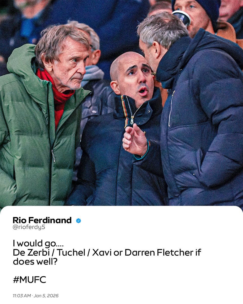 Who will Manchester United bring in to replace Ruben Amorim? 🤔

Rio Ferdinand has shared his thoughts 💬