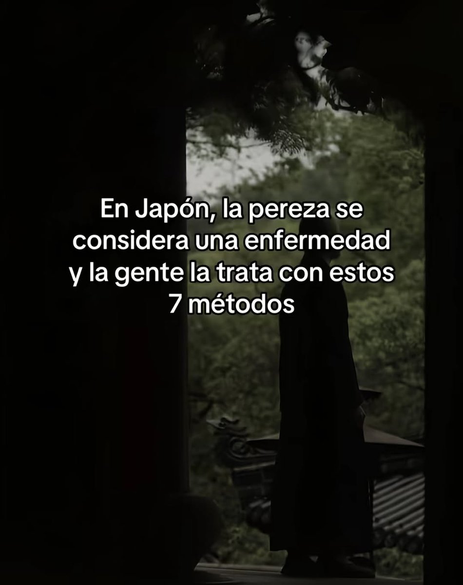 En Japon, la Pereza se considera una enfermedad y la gente la trata con estos 7 metodos...

//Hilo//