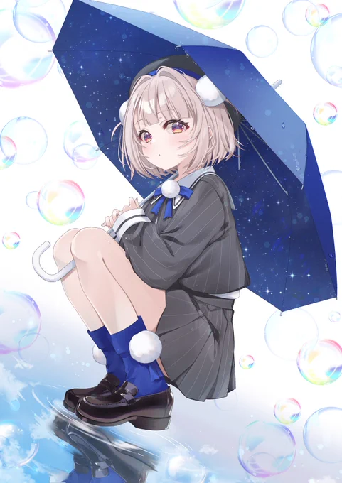 「晴れた日に」 雨衣コンに応募させて頂きました! #あめころあーと #雨衣コン2025
