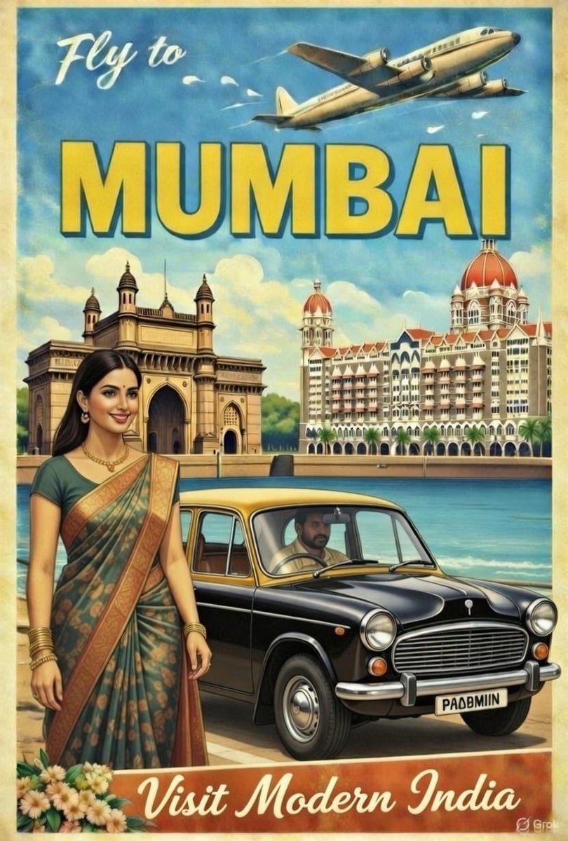 昔の航空会社のポスターみたいな感じで作ってみた。