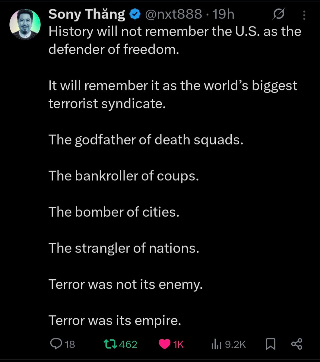 <a href="/Partisan_12/">The Resonance</a> The USA is no friend of the world, free speech or democracy 👇🏾