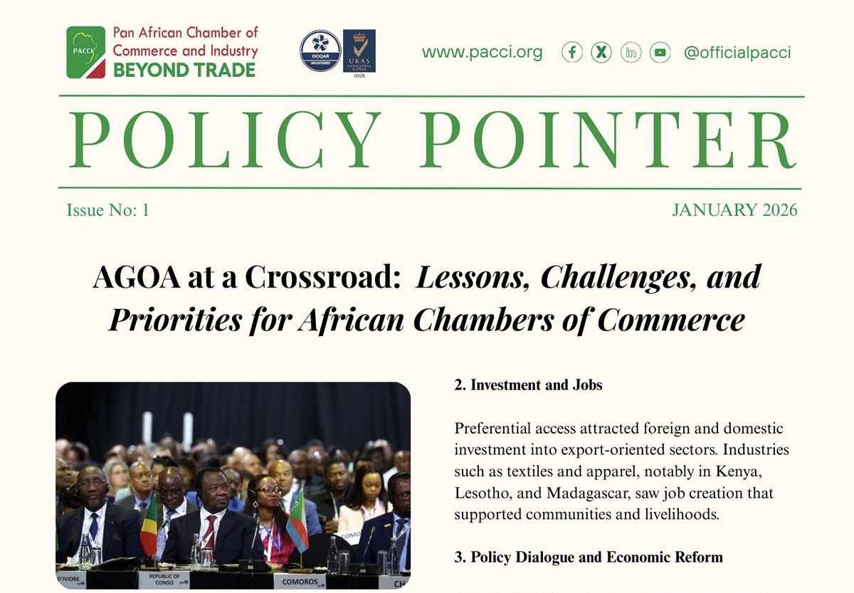 PACCI-Pan African Chamber of Commerce and Industry tweet media