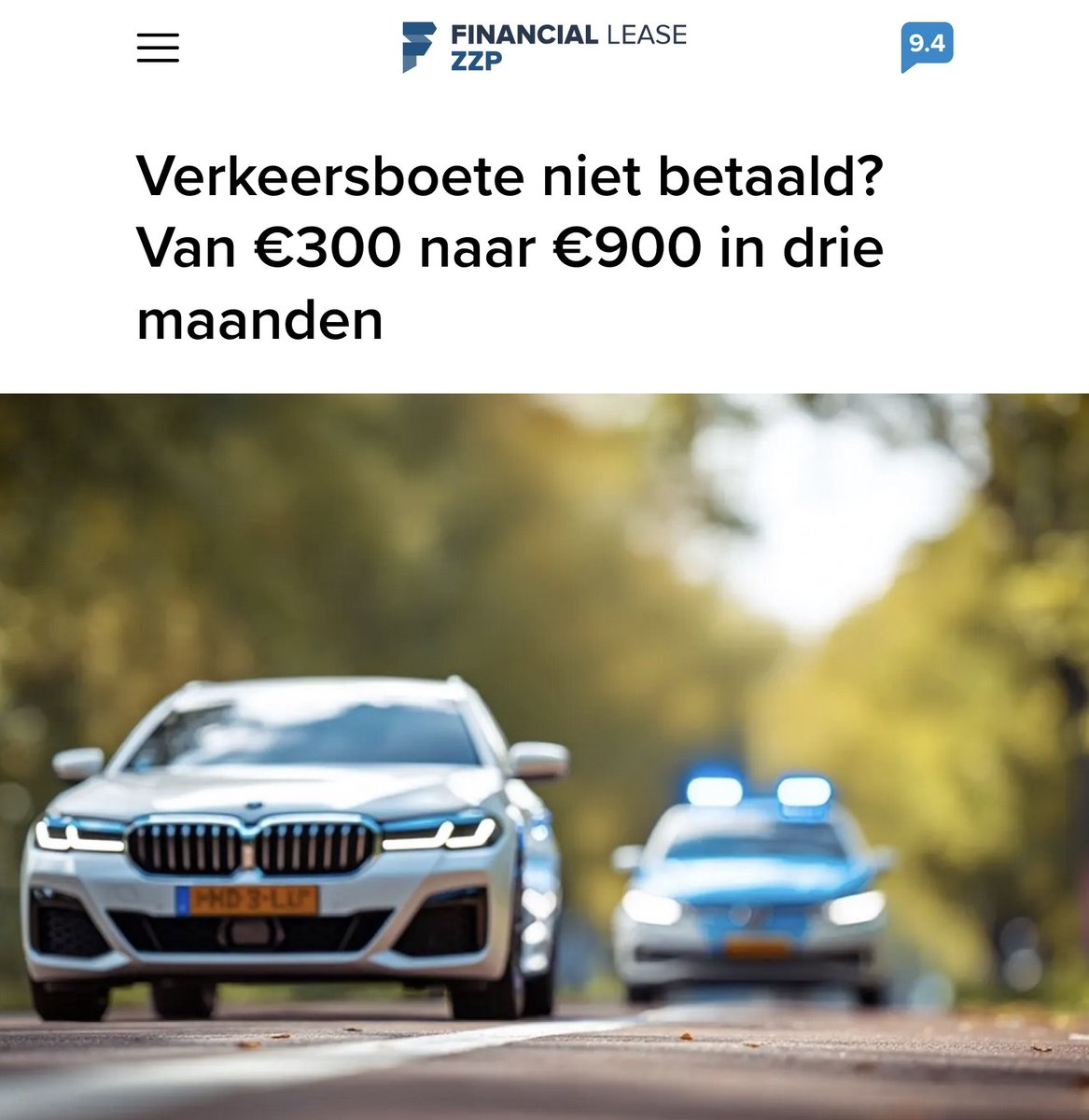 AutoLeaseZZP's tweet photo. 💸 Verkeersboete niet betaald?

Eén boete.
Even vergeten.
Geen prioriteit.

Totdat het bedrag ineens vele malen hoger is.

Kleine fout. Grote gevolgen.

➡️ https://t.co/Zkz9BDjElY

#boete #zzp #auto #ondernemen #risico #financiallease #verkeersboete #bekeuring https://t.co/rKYNcGpuZD