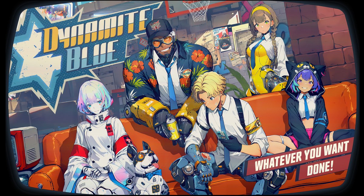 mys_ch_in's tweet photo. エグゾスヒーローズ開発チームの新作Dynamite Blue放置系RPGになるそう🌟楽しみ💓
https://t.co/LgQWn7APvB
#DynamiteBlue https://t.co/jL6ECztAMC