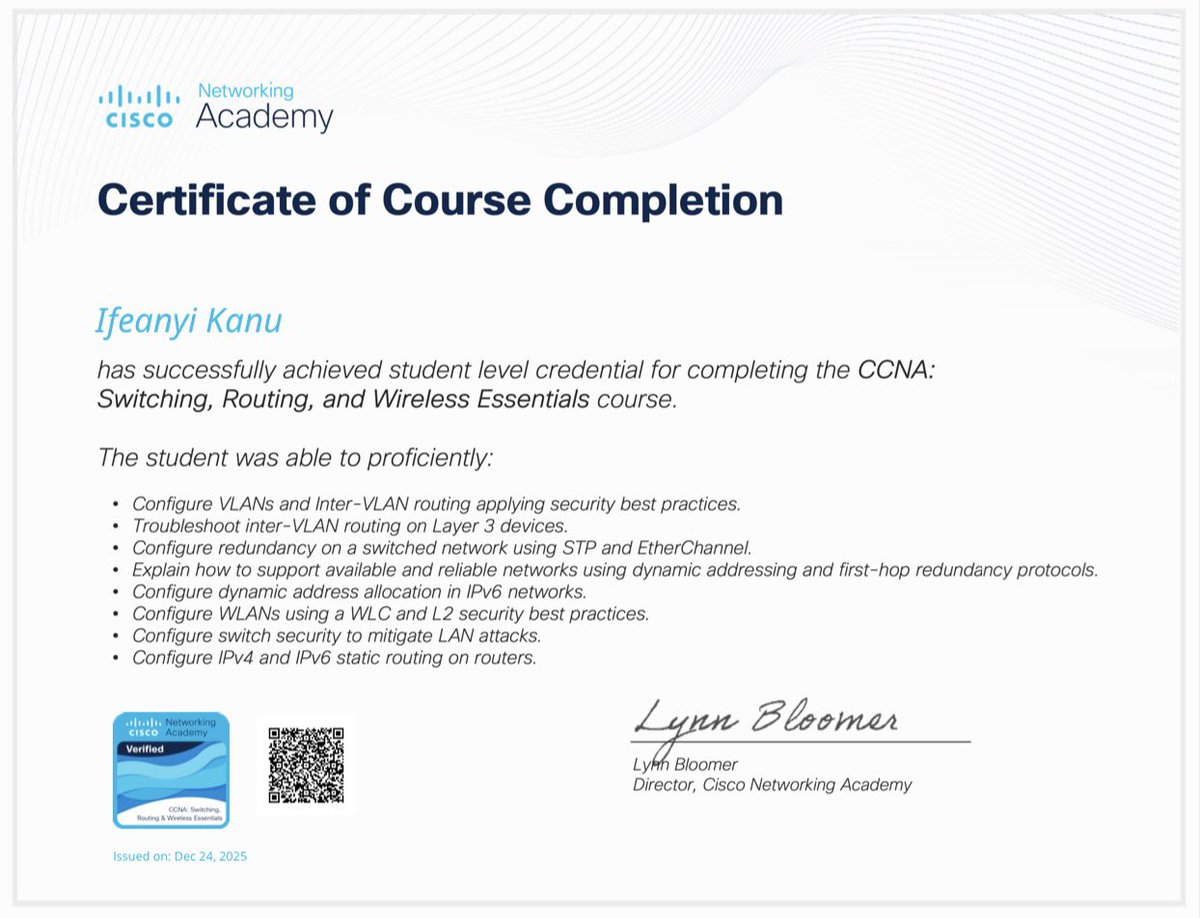 nameiskanu's tweet photo. Last year was i achieved this great milestone it’s a personal to me because it wasn’t easy at all.I’d like to use this opportunity thank @TechPeakLab, my mentors @lanceeihoda, @akintunero, and every instructor who made this possible. More wins ahead 🚀 https://t.co/YsF2RNRBYR